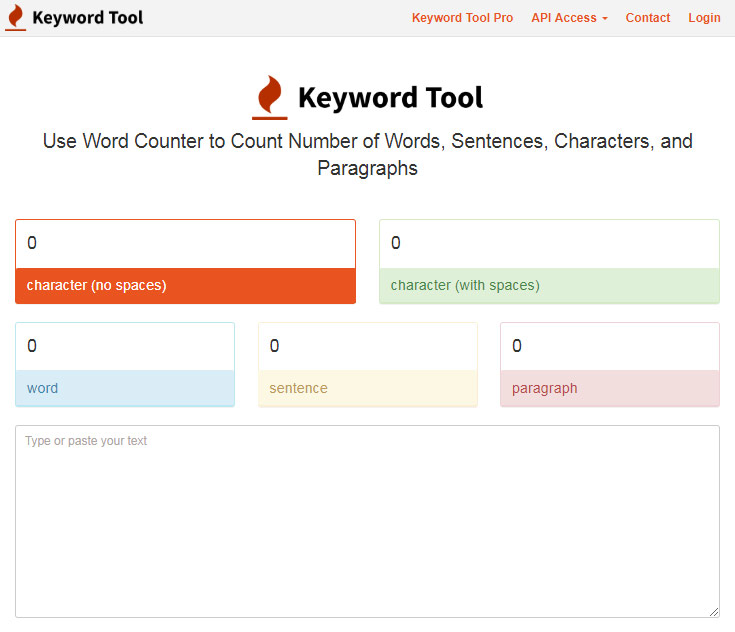 Word Counter | KeywordTool
