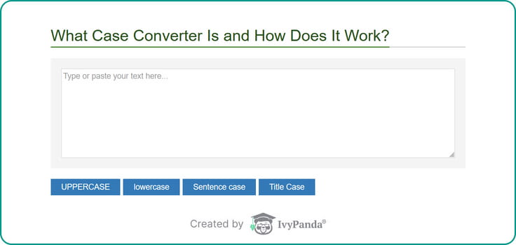 Ozzz Case Converter: case converter screenshot.
