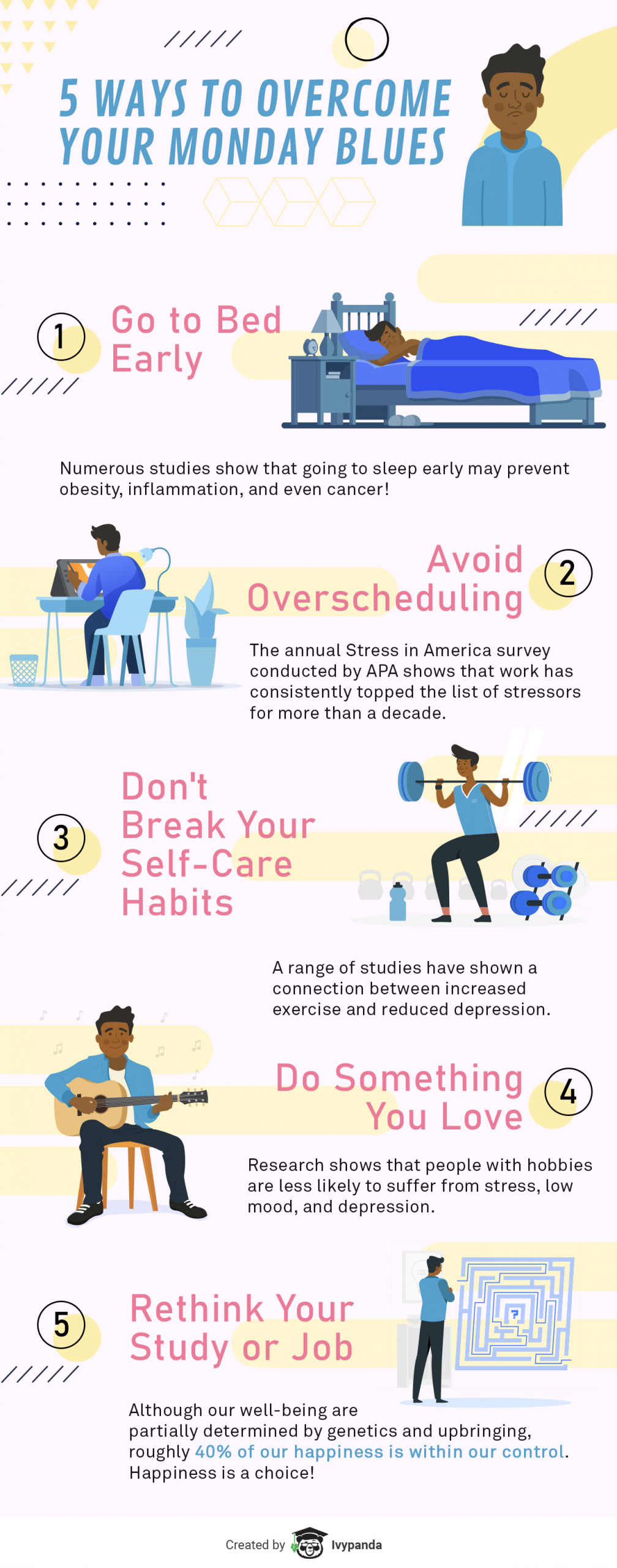 How To Beat The Monday Blues Ultimate Guide Infographic Precision Writers