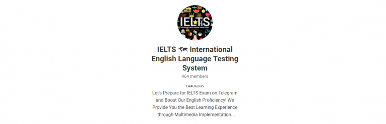 International english language testing system on a telegram
