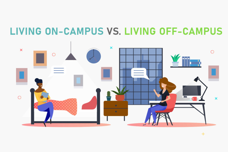 Living on-Campus vs. Living off-Campus [Infographic]