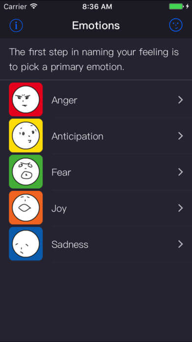 Emotionary Apps allow to express emotions properly.
