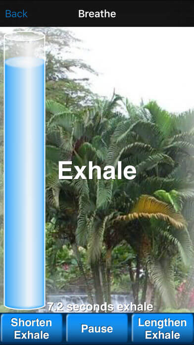 Breathe 2 Relax is a timer for meditation.