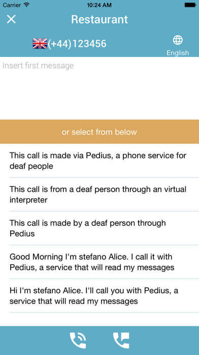 Pedius IOS - phone calls for deaf people.