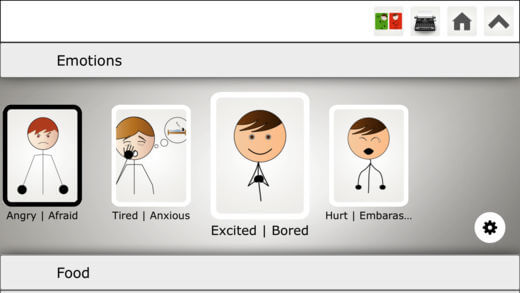 Quick Talk Aac IPhone App - Emotions Pictures.