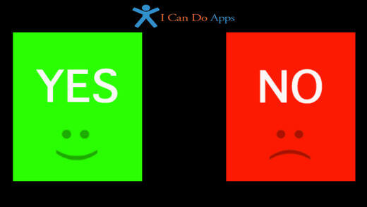 Yes/No IPhone App Screenshot.