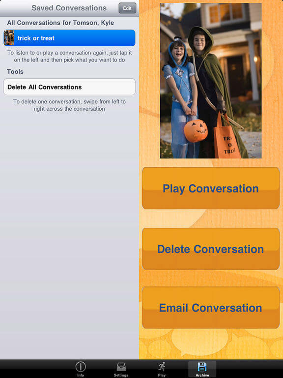 Conversation Builder for IPhone.