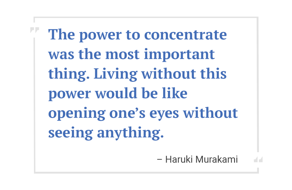 Haruki Murakami Quote.