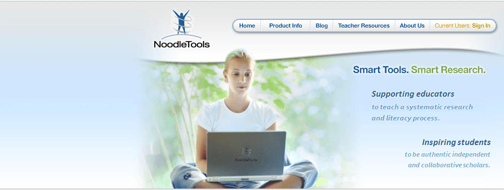 NoodleTools - Software for Academic Writing, Including Citation Tools.