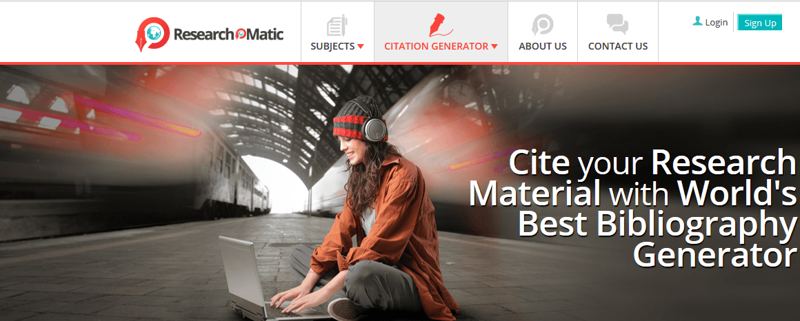 Research Matic - Cite Your Research Material with World’s Best Bibliography Generator.
