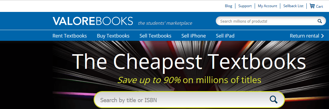 VALOREBooks -The Cheapest Textbooks.