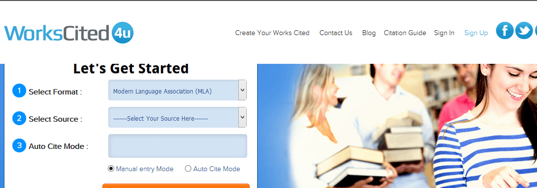 WorksCited4U tool creates citations in MLA, APA, and Chicago automatically.