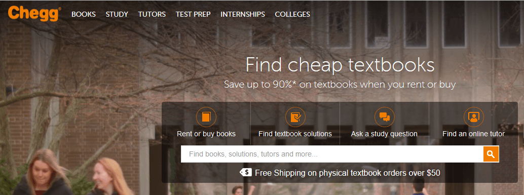 Chegg - Find Cheep Textbooks.