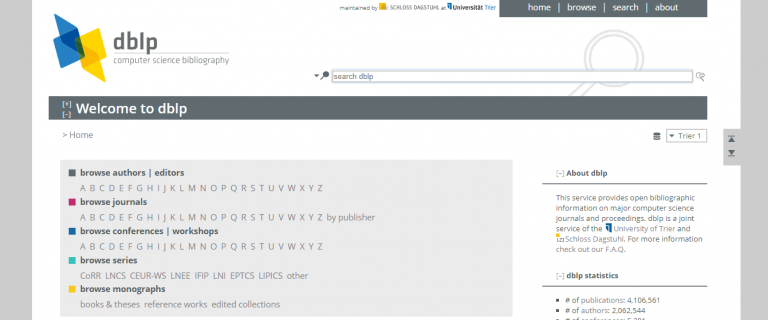 DBLP Computer Science Bibliography