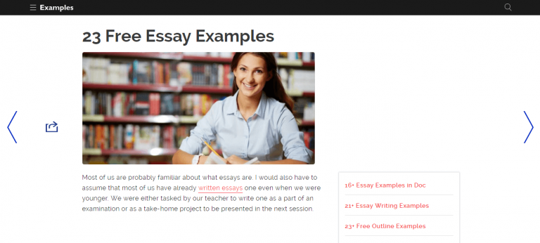 23 Free Essay Examples