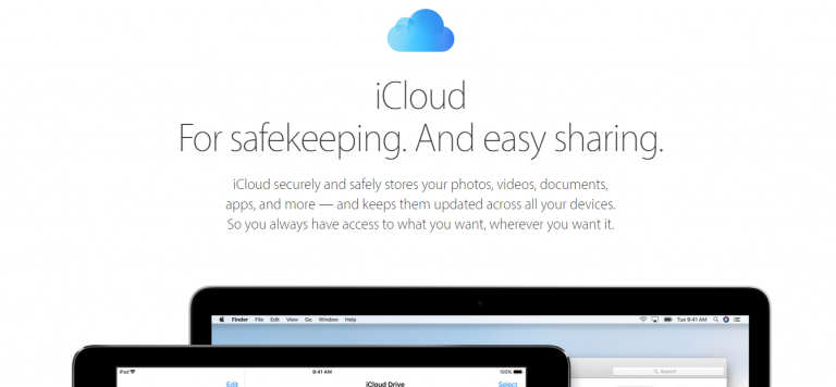 Icloud for safe and easy sharing.