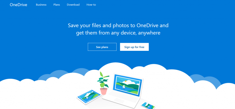 Save files and photo on OneDrive Website.
