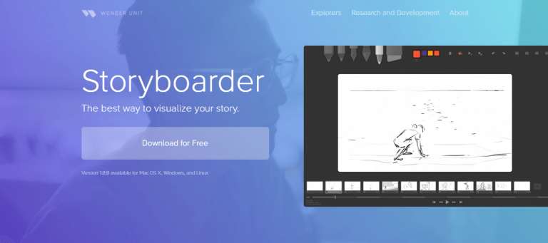 Storyboarder - the best way to visualize your story.