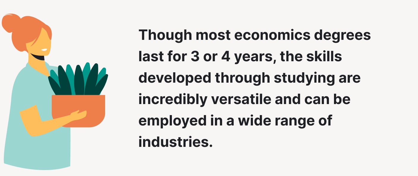 The skills developed through studying economics are incredibly versatile.