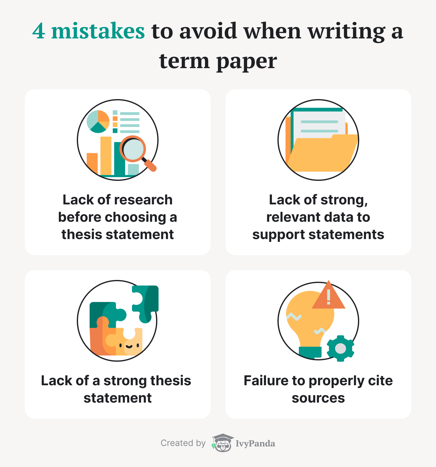 4 mistakes to avoid when writing a term paper.