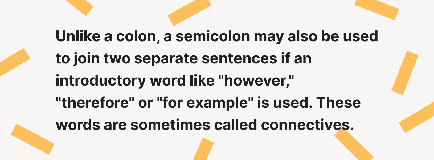 Colon and semicolon word.