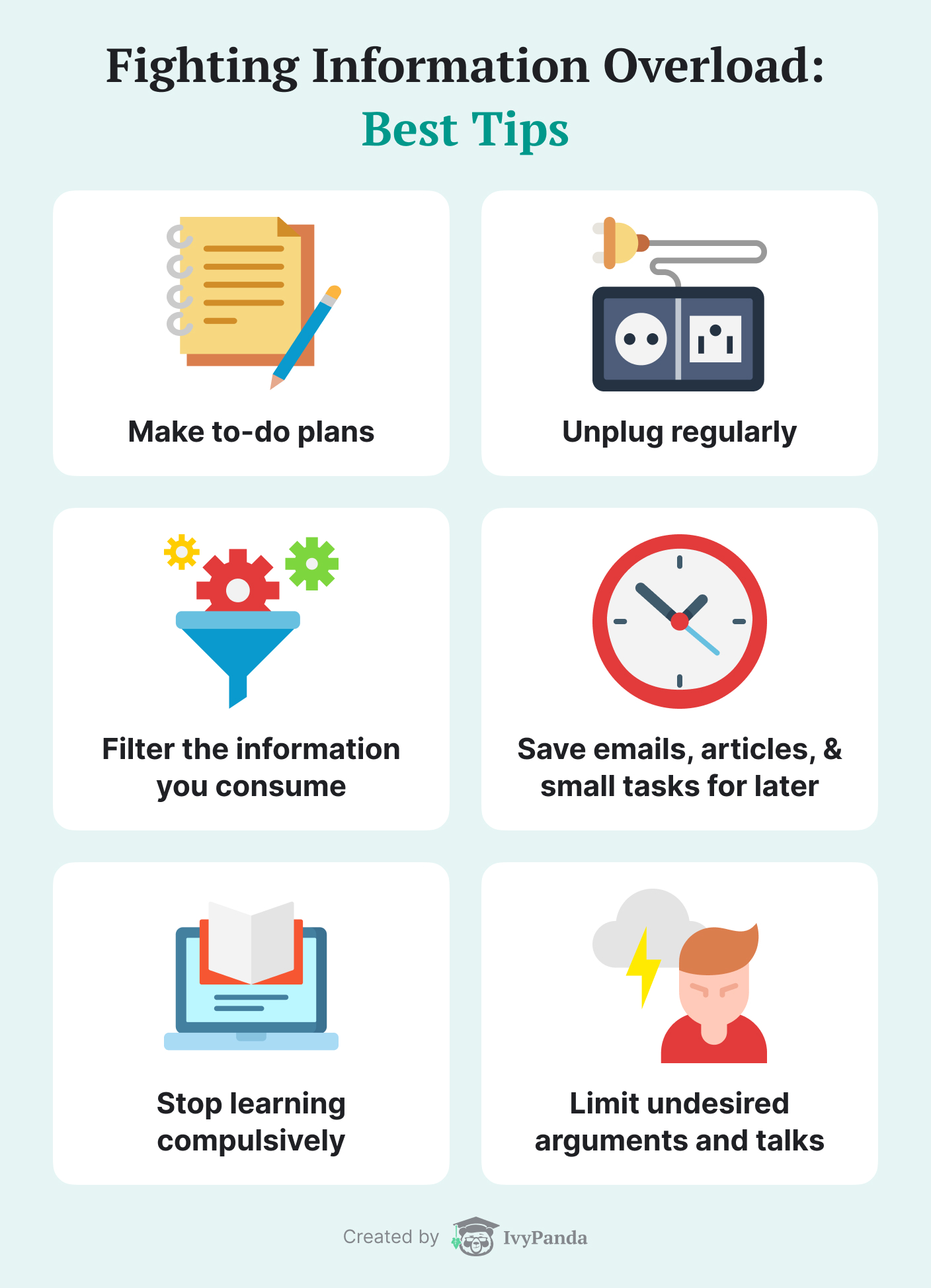 Tips on fighting information overload.