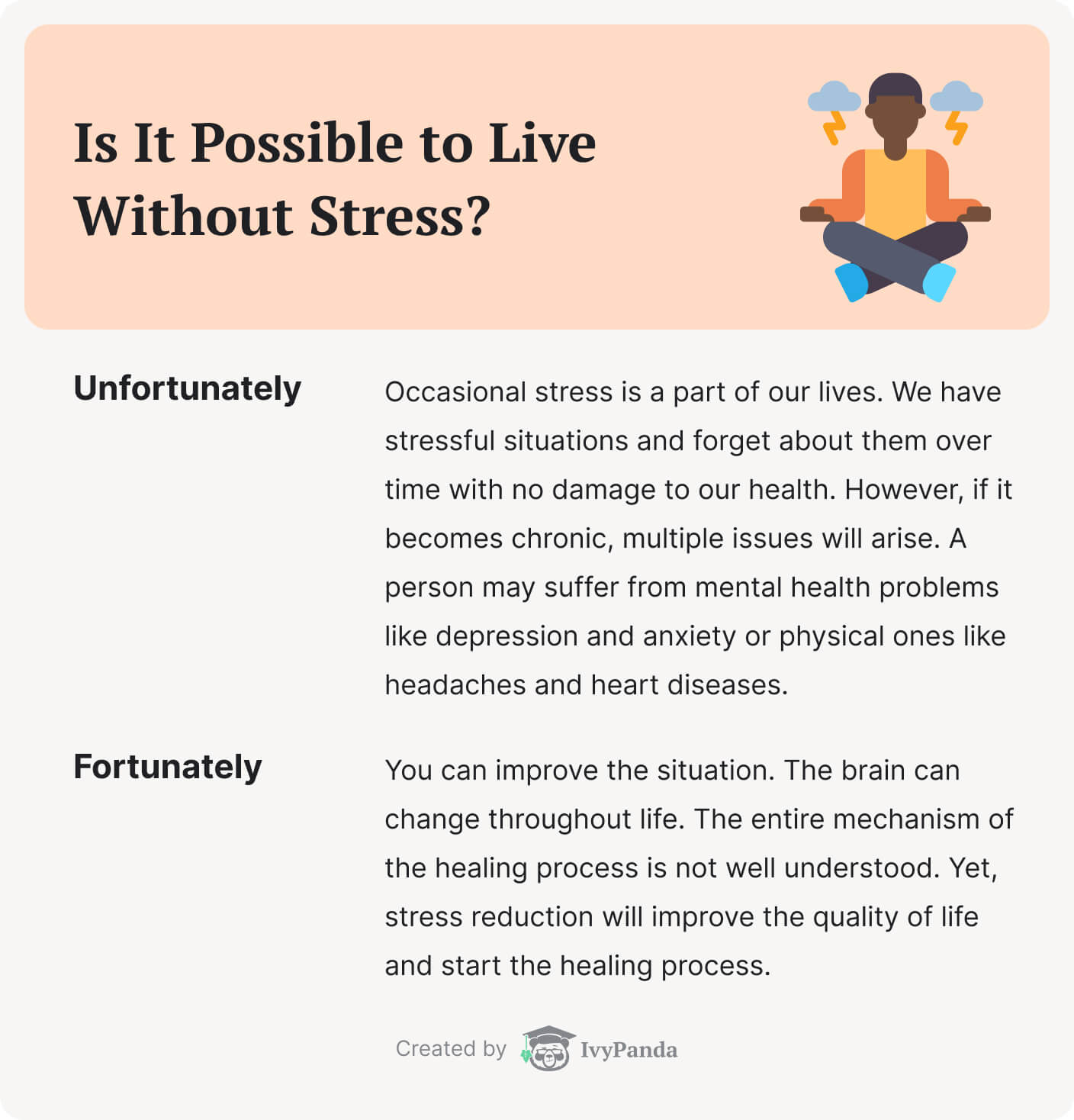 How stress affects our lives and how to live with it.