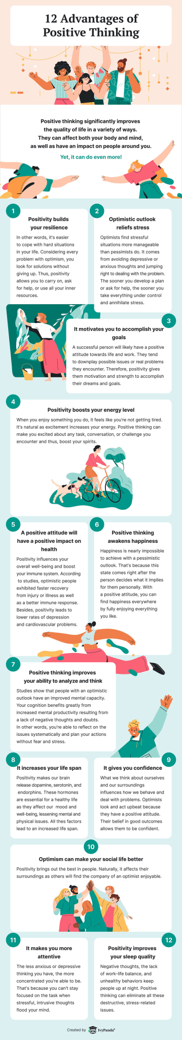 Positive Thinking and How to Practice it [Infographics]
