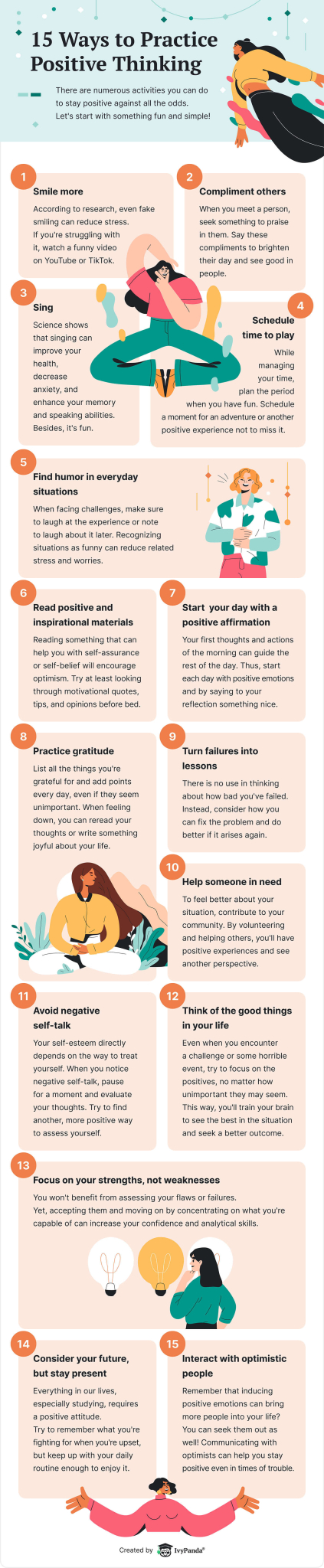 Positive Thinking and How to Practice it [Infographics]