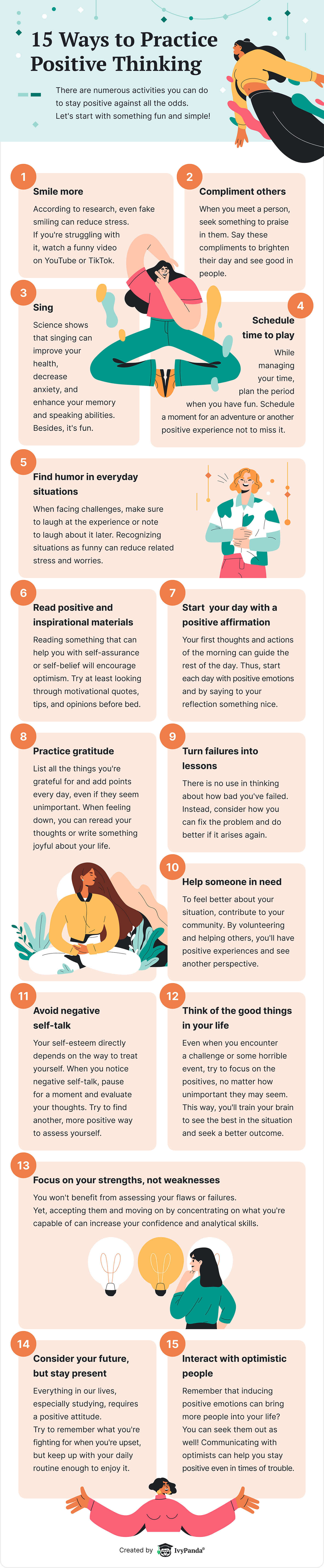 15 Ways to Practice  Positive Thinking