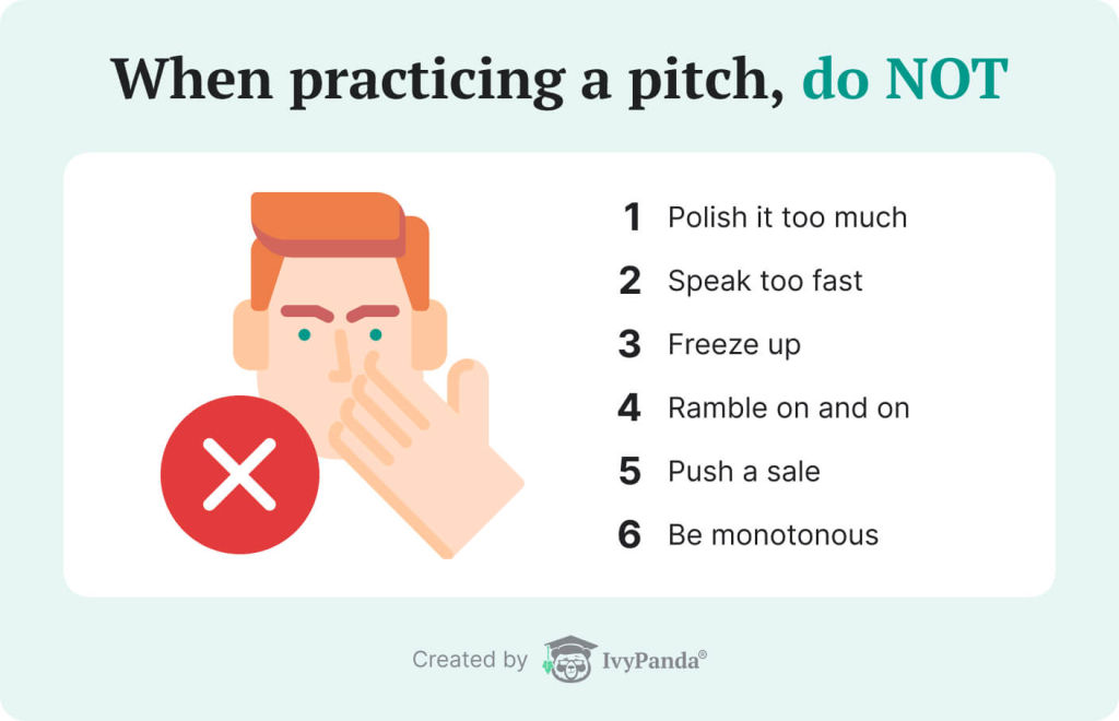 Mistakes to avoid when practicing an elevator pitch.