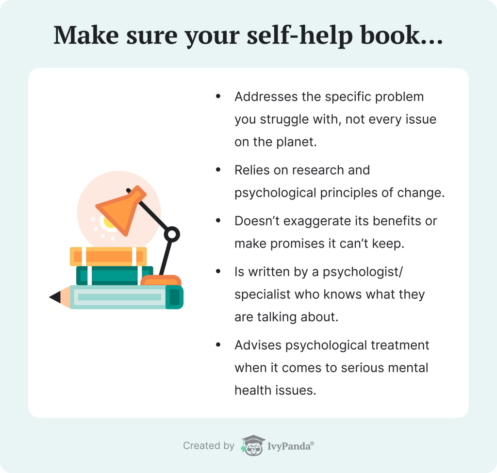 How to pick a self-help book.