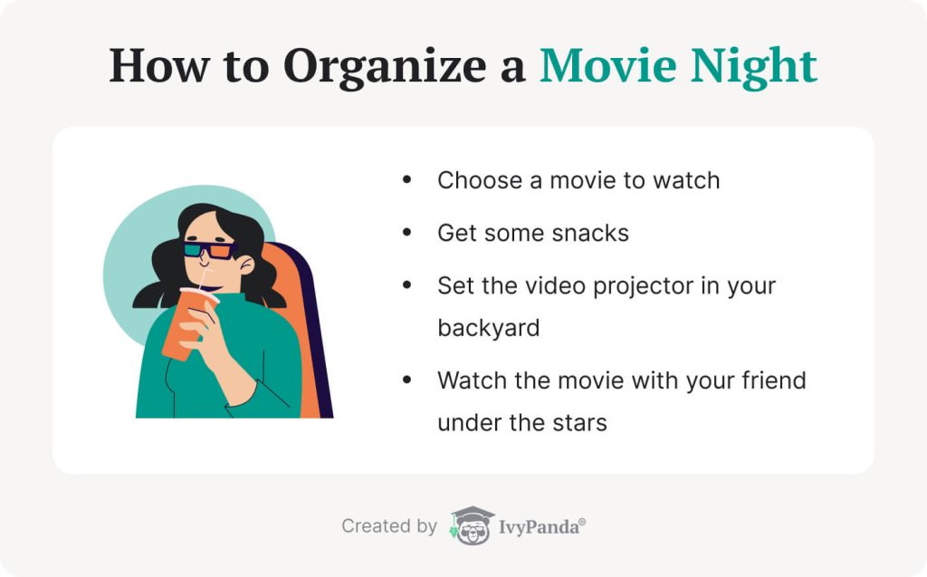 Tips for organizing a movie night under the stars.