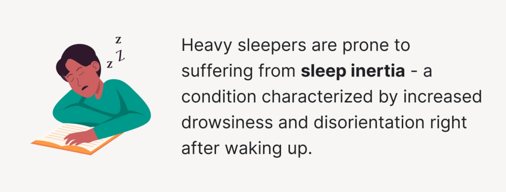 This image explains what sleep inertia is. 