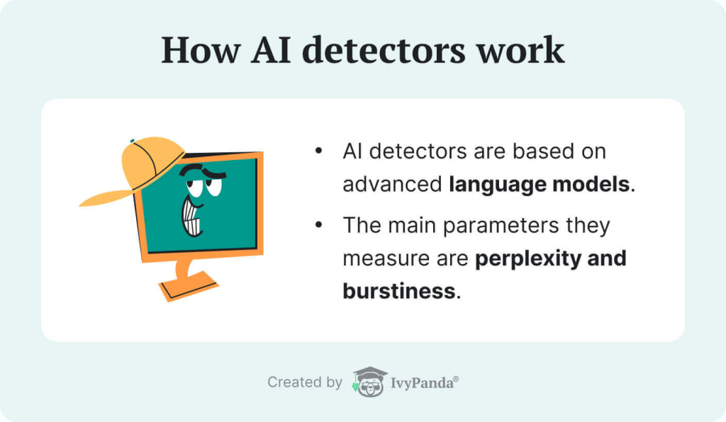 A brief explanation of how AI detectors work.