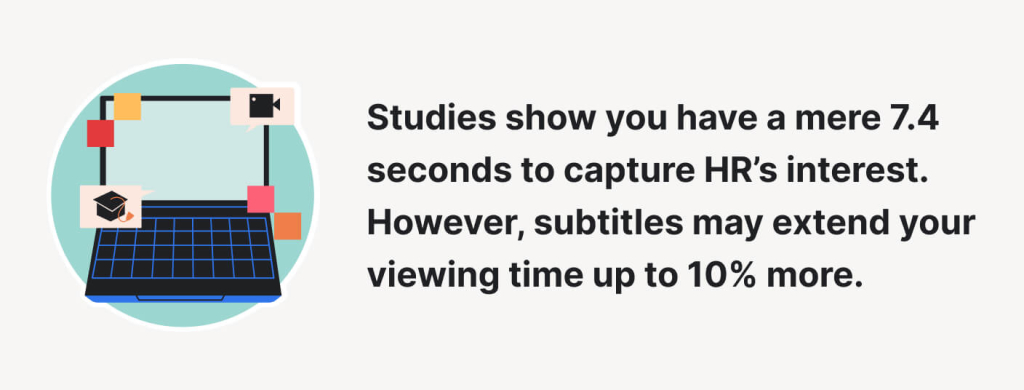 Studies show you have a mere 7.4 seconds to capture HR’s interest.