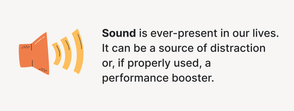 The picture provides introductory information about sound effects.