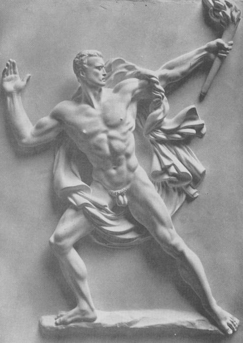 Breker, Arno. ‘Torchbearer” 1938-1945 Sculpture