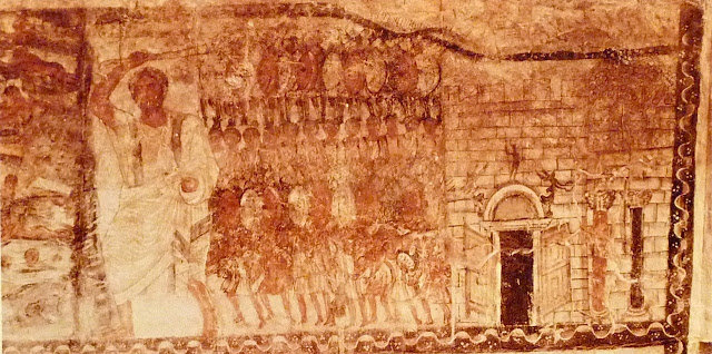 Exodus from Egypt: Dura Europos (245 CE) Courtesy of National Museum, Damascus, Syria