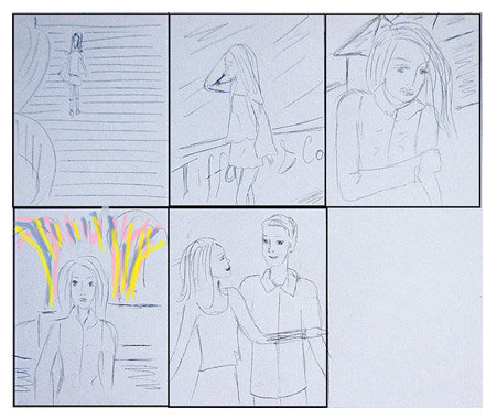 Storyboard of the scene from Clueless