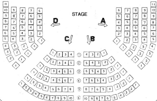 Concert Seating Arrangement