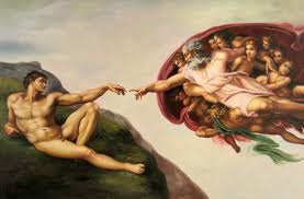 The Creation of Adam by Michelangelo Buonarroti