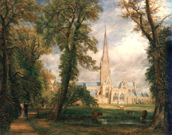 John Constable’s “Salisbury Cathedral painting