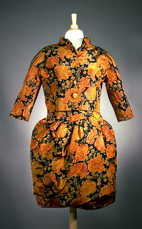Dress from stiff fabric by Balenciaga design