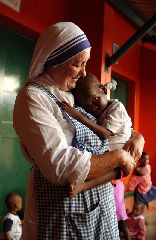 A member of the church nursing orphaned child