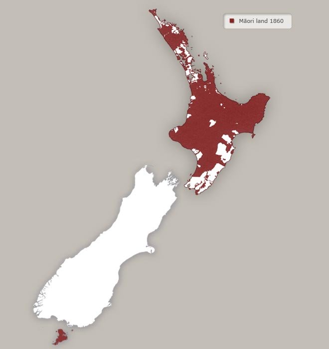 Maori Land 1860
