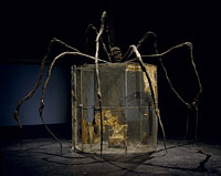 A spider sculpture.