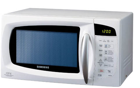 A standard Microwave Oven.