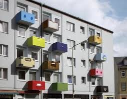 IKEA’s storage balconies.