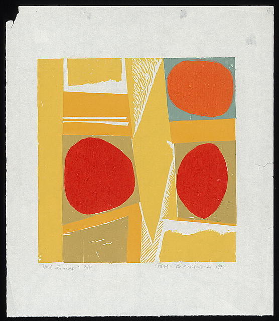 Red Inside, 1972 painting.